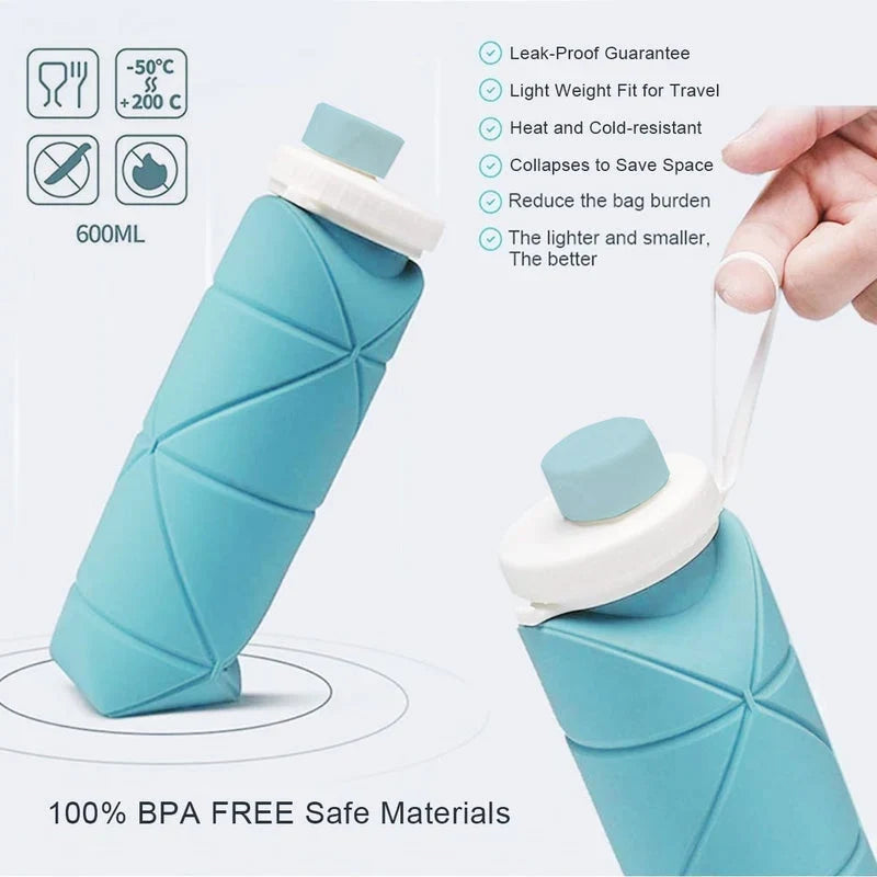 Silicone Folding Water Bottle
