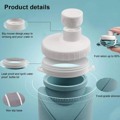 Silicone Folding Water Bottle