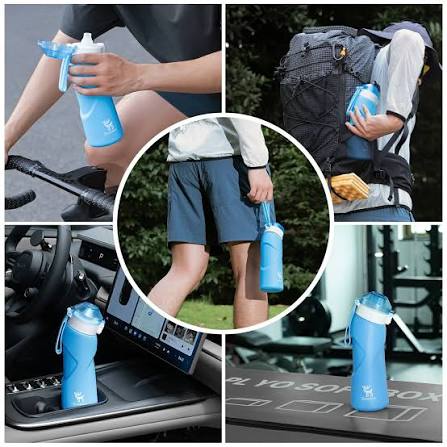 Silicone Folding Water Bottle