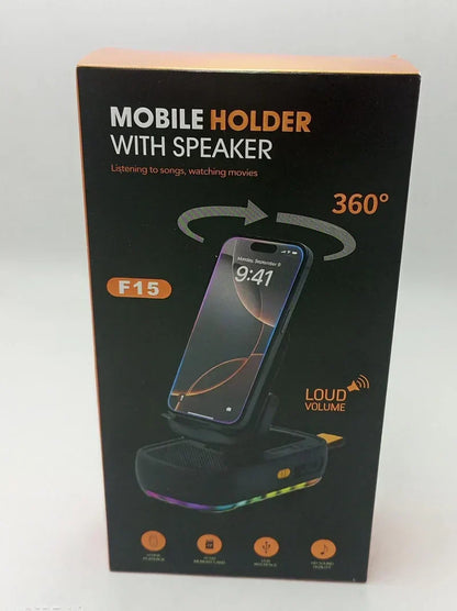 Mobile Holder With Speaker (F15)